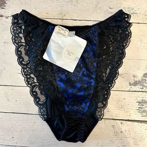Christian Dior Intimates Vintage High Leg Panties Lingerie NWT New Lace Medium